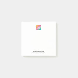 Anpassningsbar Business Logotyp, marknadsföring på Post-it Block