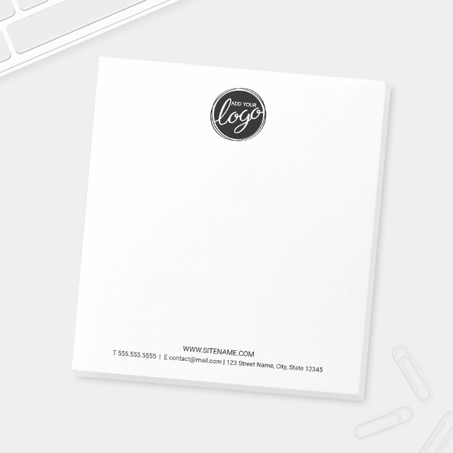 Anpassningsbar Business Logotyp med Anpassningsbar Anteckningsblock (Skapare uppladdad)