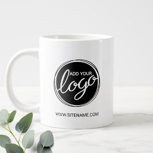 Anpassningsbar Business Logotyp med Anpassningsbar Jumbo Mugg
