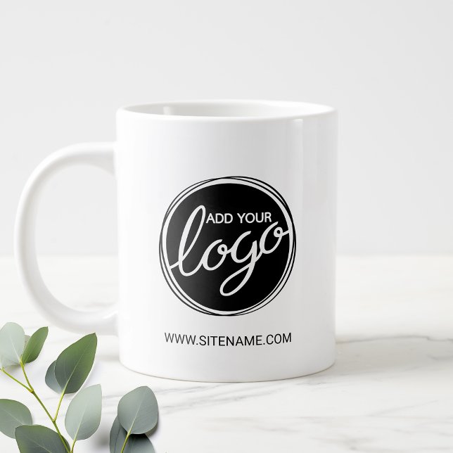 Anpassningsbar Business Logotyp med Anpassningsbar Jumbo Mugg (Skapare uppladdad)