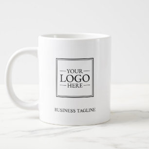 Anpassningsbar Business Logotyp med Anpassningsbar Jumbo Mugg