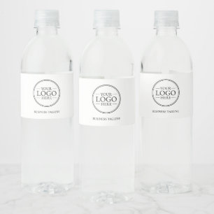Anpassningsbar Business Logotyp med Anpassningsbar Vattenflaskor Etikett