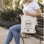 Anpassningsbar Business Logotyp med QR-kod för sto Jumbo Tygkasse<br><div class="desc">Företagsföretag för logotyp av logotyp professionell  företag till säcksäcksverksamheten till säcksäcken logotyp till säcksäcken moderna minimalistiska reklamsäckar,  rent enkla reklamsvag,  i marknadsföring,  reklamsäck</div>