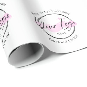 Anpassningsbar Business Logotyp - Mobil och adress Presentpapper