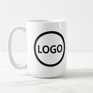 Anpassningsbar Business Logotyp Modern Branded Cof Kaffemugg