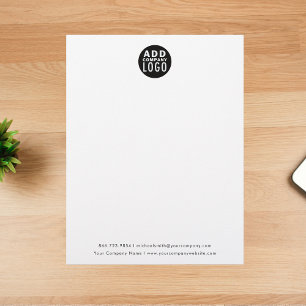 Anpassningsbar Business Logotyp Modern enkel Profe Brevhuvud