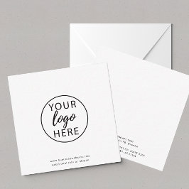 Anpassningsbar Business Logotyp Modern Minimalist Anteckningskort
