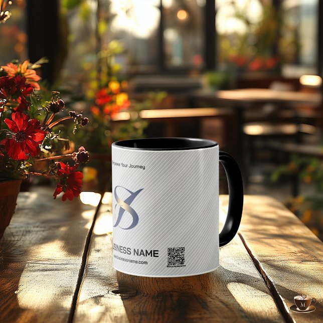 Anpassningsbar Business Logotyp Mugg - Personlig B (Skapare uppladdad)