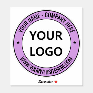 Anpassningsbar Business Logotyp Namn Marknadsförin Klistermärken