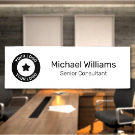 Anpassningsbar Business Logotyp Namn och titel Emp