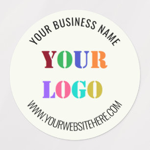 Anpassningsbar Business Logotyp Namn webbplats, fö Klistermärke