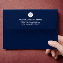 Anpassningsbar Business Logotyp Navy Blue