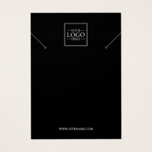 Anpassningsbar Business Logotyp Necklace Visning C Visitkort