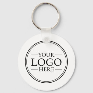 Anpassningsbar Business Logotyp Nyckelring