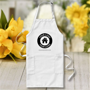 Anpassningsbar Business Logotyp och PR Apron för w Långt Förkläde
