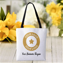 Anpassningsbar Business Logotyp och Slogan Promoci Tygkasse