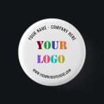Anpassningsbar Business Logotyp och textbefordring Knapp<br><div class="desc">Anpassningsbar Färg och Typsnitt - Utforma din egen Personlig-knapp med företagets Logotyp och Namn webbplats eller Anpassningsbar Text Promotional Business Buttons / Gift - Add Your Logotyp / Image - Photo or QR Code and Text / Information / more - Ändra storlek och flytta inslag med Customization verktyg. Välj/lägg till...</div>