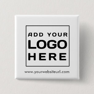 Anpassningsbar Business Logotyp och webbplats Knapp