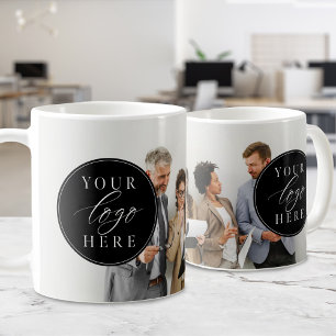 Anpassningsbar Business Logotyp Photo Branded Kaffemugg