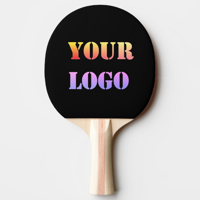 Anpassningsbar Business Logotyp Ping Pong Paddle D Pingisracket (Baksidan)