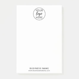Anpassningsbar Business Logotyp Post-it Notes Block