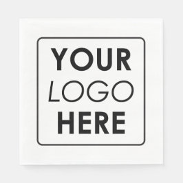 Anpassningsbar Business Logotyp Professionell Pappersservett