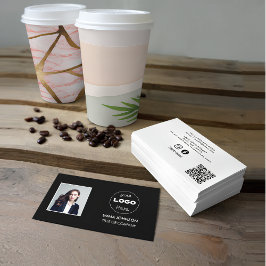 Anpassningsbar Business Logotyp | Professionell Ph Visitkort