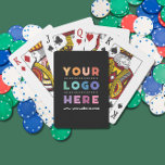 Anpassningsbar Business Logotyp Promoted Branded B Casinokort<br><div class="desc">Vi presenterar vårt Anpassningsbar Business Logotyp Promotional Branded Black-spelkort - perfekten blandning av stil, sofistikering och marknadsföring! De här spelkorten är designade för att höja ditt varumärke till nästa nivå, vilket ger din egen logotyp en framträdande plats på den eleganta svarta och vita designen. De här spelkorten är av hög...</div>
