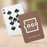 Anpassningsbar Business Logotyp Promoted Branded B Casinokort<br><div class="desc">Gå längre än den vanliga kampanjpennan eller anteckningsblocket och ge ut ett kortkort i anpassadet med din logotyp och webbadress. Sätt anpassning av varumärket till nästa nivå genom att välja en bakgrund färg som matchar ditt varumärke färg.</div>