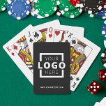 Anpassningsbar Business Logotyp Promoted Branded B Casinokort<br><div class="desc">Gå längre än den vanliga kampanjpennan eller anteckningsblocket och ge ut ett kortkort i anpassadet med din logotyp och webbadress. Sätt anpassning av varumärket till nästa nivå genom att välja en bakgrund färg som matchar ditt varumärke färg.</div>
