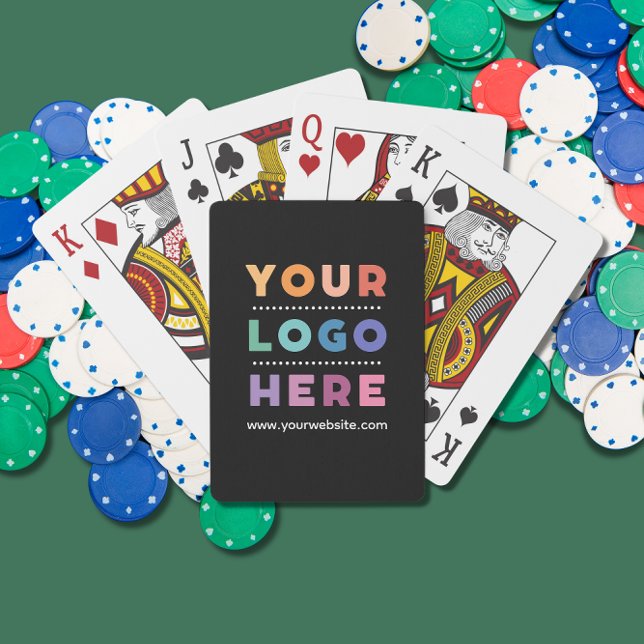 Anpassningsbar Business Logotyp Promoted Branded B Casinokort (Skapare uppladdad)