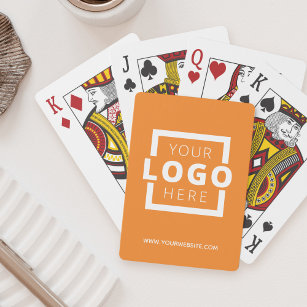Anpassningsbar Business Logotyp Promoted Branded O Casinokort