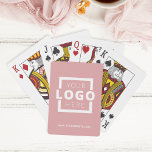 Anpassningsbar Business Logotyp Promoted Branded R Casinokort<br><div class="desc">Gå längre än den vanliga kampanjpennan eller anteckningsblocket och ge ut ett kortkort i anpassadet med din logotyp och webbadress. Sätt anpassning av varumärket till nästa nivå genom att välja en bakgrund färg som matchar ditt varumärke färg.</div>