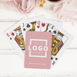 Anpassningsbar Business Logotyp Promoted Branded R Casinokort
