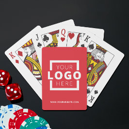 Anpassningsbar Business Logotyp Promoted Branded R Casinokort
