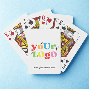 Anpassningsbar Business Logotyp Promoted Branded W Casinokort