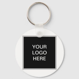 Anpassningsbar Business Logotyp Promoting Nyckelring