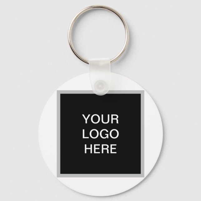 Anpassningsbar Business Logotyp Promoting Nyckelring (Framsida)