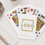 Anpassningsbar Business Logotyp Promotion Branded  Casinokort<br><div class="desc">Gå längre än den vanliga kampanjpennan eller anteckningsblocket och ge ut ett kortkort i anpassadet med din logotyp och webbadress. Sätt anpassning av varumärket till nästa nivå genom att välja en bakgrund färg som matchar ditt varumärke färg.</div>