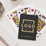 Anpassningsbar Business Logotyp Promotion Branded  Casinokort<br><div class="desc">Gå längre än den vanliga kampanjpennan eller anteckningsblocket och ge ut ett kortkort i anpassadet med din logotyp och webbadress. Tips om design: Gör anpassning av varumärket till nästa nivå genom att välja en bakgrund färg som matchar ditt varumärke färg.</div>