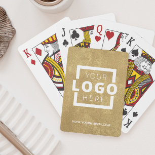 Anpassningsbar Business Logotyp Promotion Branded Casinokort
