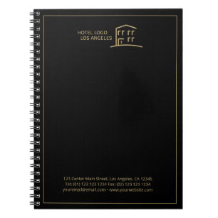 Anpassningsbar Business Logotyp Promotive Black No Anteckningsbok