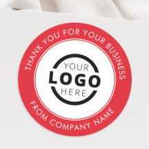 Anpassningsbar Business Logotyp Promotive Tack Red