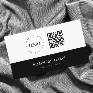 Anpassningsbar Business Logotyp QR Code Company Pr Visitkort