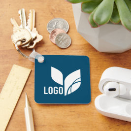 Anpassningsbar Business Logotyp QR-kod Marknadsför Nyckelring