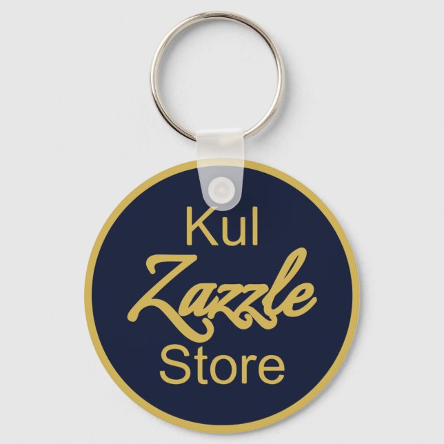 Anpassningsbar Business Logotyp QR-kod Nyckelring (Framsida)