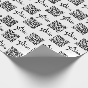Anpassningsbar Business Logotyp & QR-kod Presentpapper