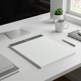 Anpassningsbar Business Logotyp Quad Rulrid-markna Anteckningsblock