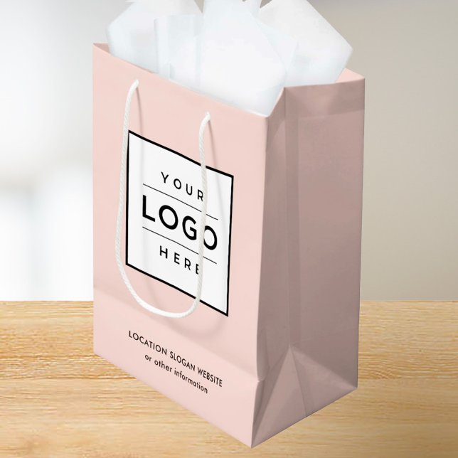 Anpassningsbar Business Logotyp  Rosa Branded (Skapare uppladdad)