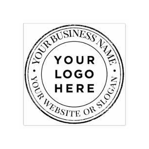Anpassningsbar Business Logotyp Rubber Frimärke - Stämpel